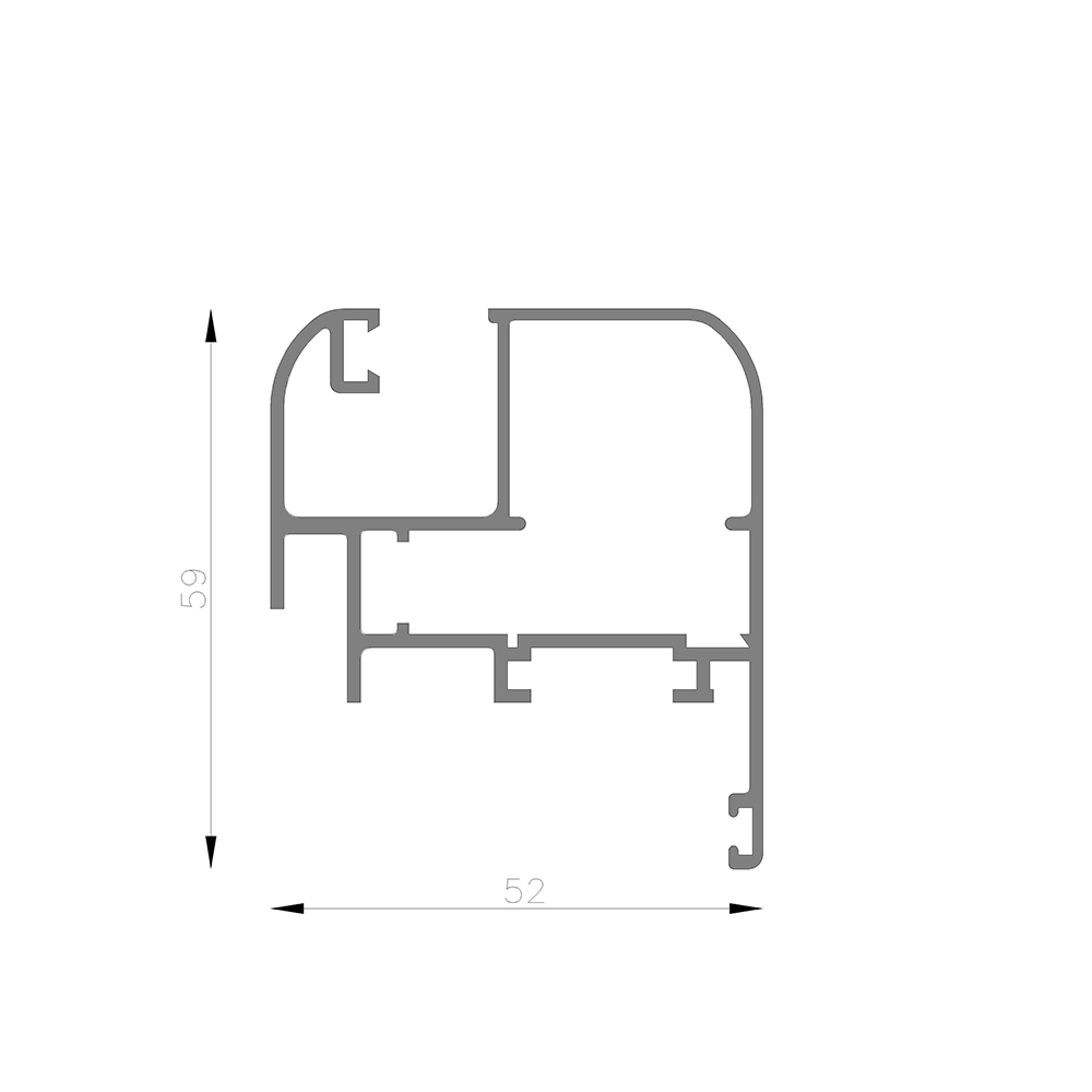 Hoja Ventana de abrir doble contacto 