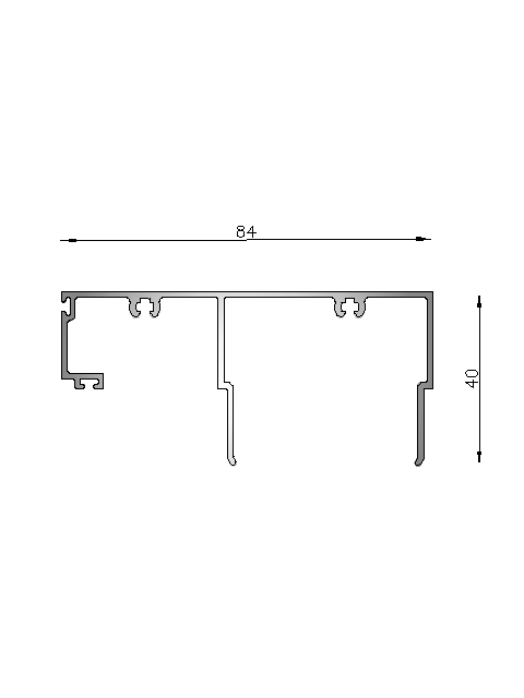 Media columna horizontal