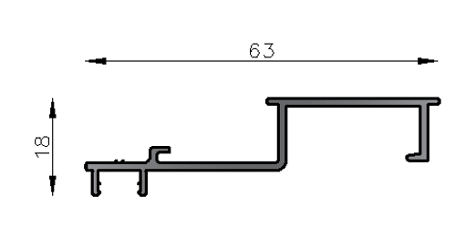 Revestimiento Panel acanalado un paso