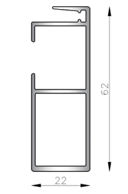 Parante central reforzado minimalista VS