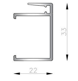 Parante central reforzado minimalista VS