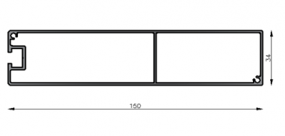 Revestimiento Parante parasol + cieloraso