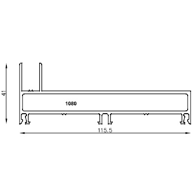 JAMBA DE MARCO A 90 3 GUIAS