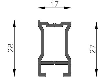 Porta Guia Dintel Marco
